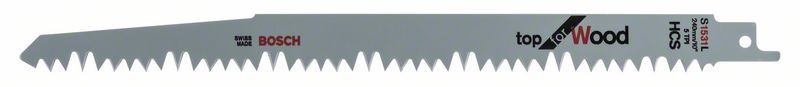 BOSCH SABRE SAW 5PK S1531L 250MM 5TPI 